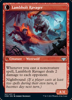 Lambholt Raconteur // Lambholt Ravager [Innistrad: Crimson Vow]-2