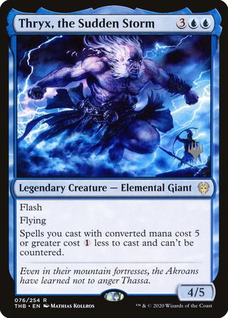 Thryx, the Sudden Storm [Theros Beyond Death Promos]-1