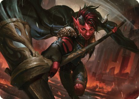 Karlach, Fury of Avernus Art Card (34) [Commander Legends: Battle for Baldur's Gate Art Series]-1