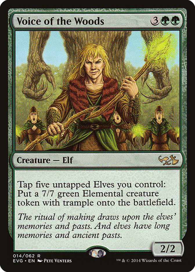 Voice of the Woods (Elves vs. Goblins) [Duel Decks Anthology]-1