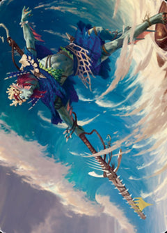 Tazeem Roilmage Art Card (Gold-Stamped Signature) [Zendikar Rising Art Series]-1