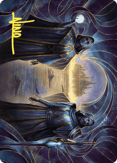 Court of Vantress Art Card (Gold-Stamped Signature) [Wilds of Eldraine Art Series]-1