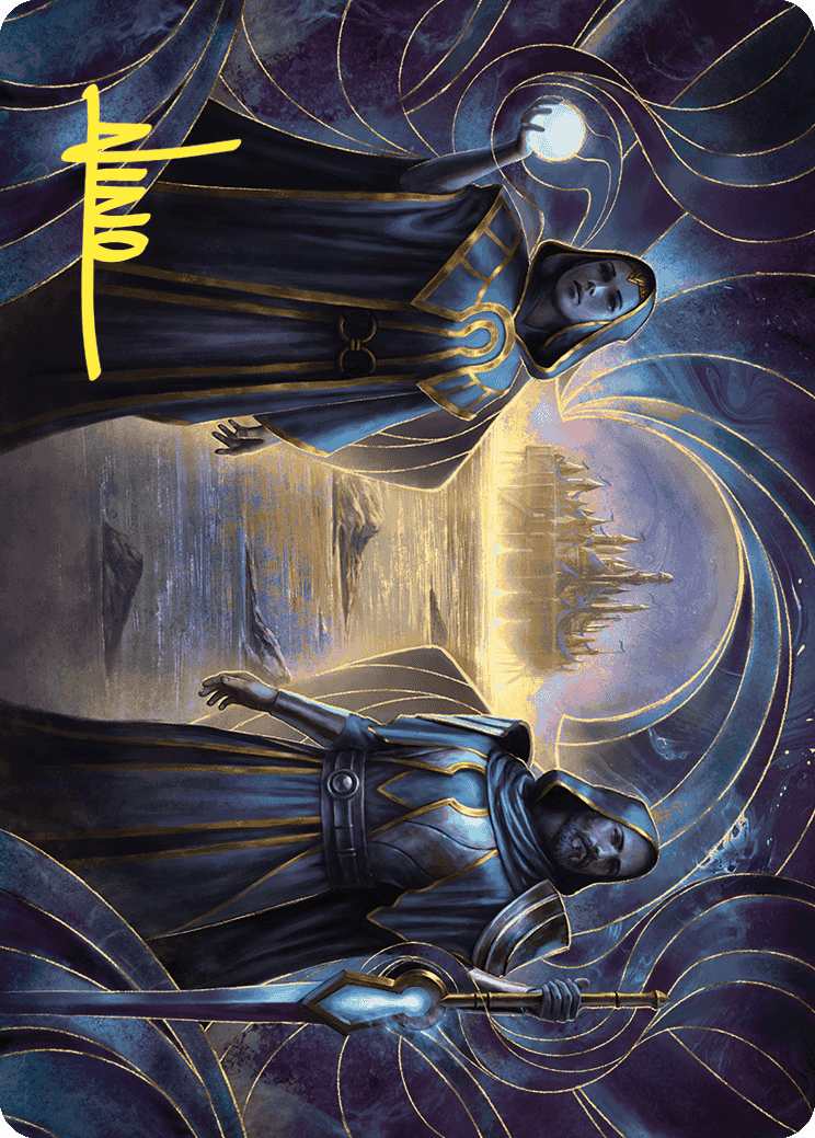 Court of Vantress Art Card (Gold-Stamped Signature) [Wilds of Eldraine Art Series]-1