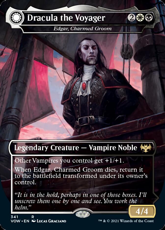 Edgar, Charmed Groom // Edgar Markov's Coffin - Dracula the Voyager // Casket of Native Earth [Innistrad: Crimson Vow]-1