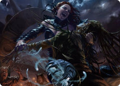 Olivia's Midnight Ambush Art Card [Innistrad: Midnight Hunt Art Series]-1