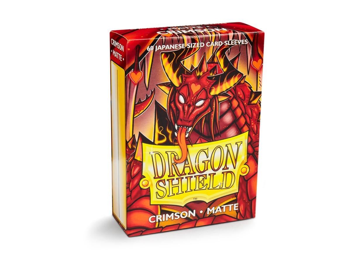 Sleeves - Dragon Shield Japanese - Box 60 - Crimson Matte-1