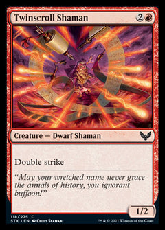 Twinscroll Shaman [Strixhaven: School of Mages]-1