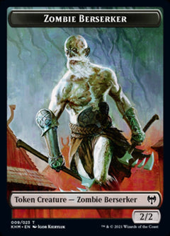 Zombie Berserker Token [Kaldheim Tokens]-1