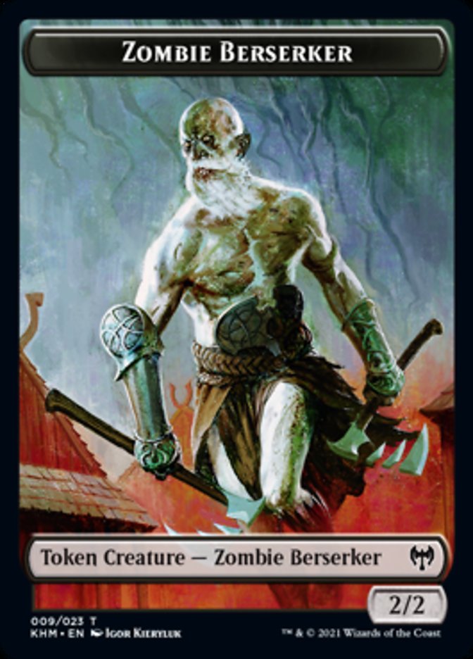 Zombie Berserker Token [Kaldheim Tokens]-1