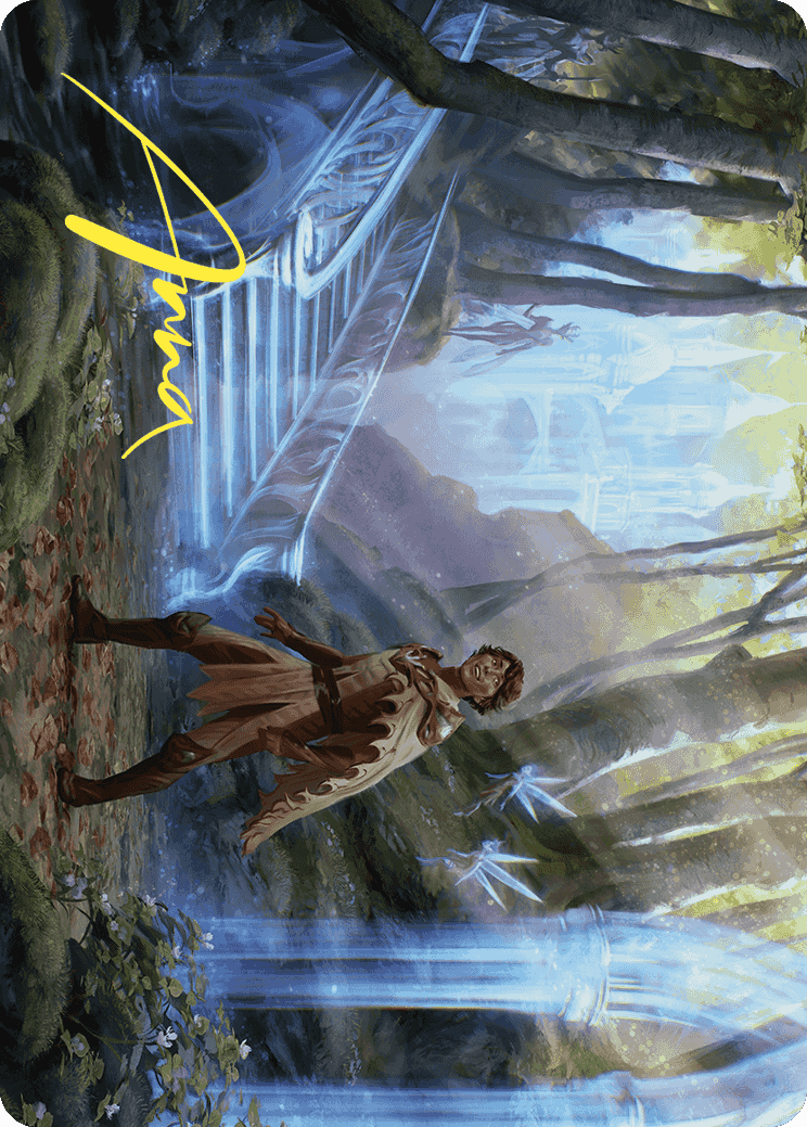 Into the Fae Court Art Card (Gold-Stamped Signature) [Wilds of Eldraine Art Series]-1