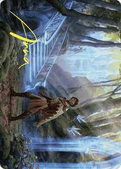 Into the Fae Court Art Card (Gold-Stamped Signature) [Wilds of Eldraine Art Series]-1