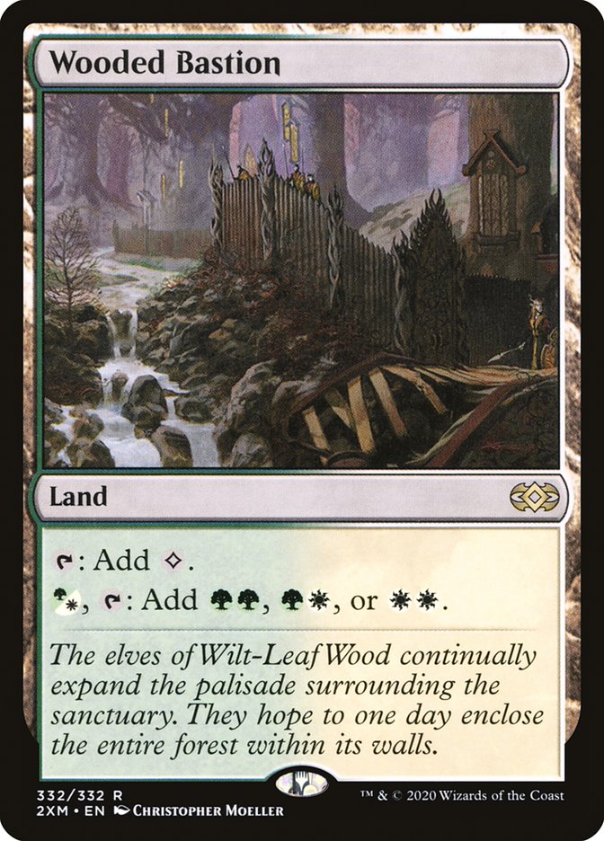 Wooded Bastion [Double Masters]-1