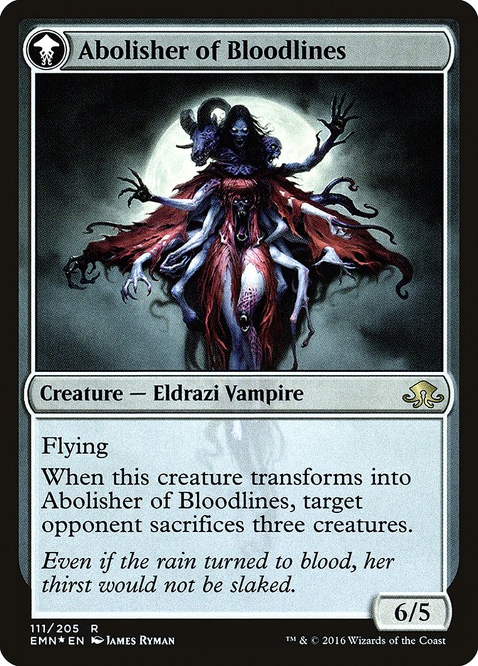 Voldaren Pariah // Abolisher of Bloodlines [Eldritch Moon Prerelease Promos]-2