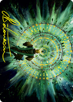 Verdant Mastery Art Card (Gold-Stamped Signature) [Strixhaven: School of Mages Art Series]-1