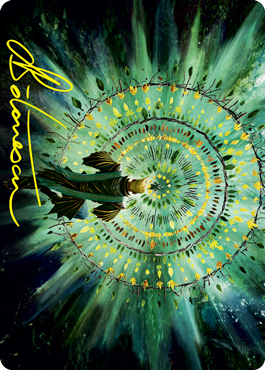 Verdant Mastery Art Card (Gold-Stamped Signature) [Strixhaven: School of Mages Art Series]-1