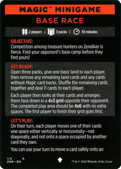Base Race (Magic Minigame) [Zendikar Rising Minigame]-1