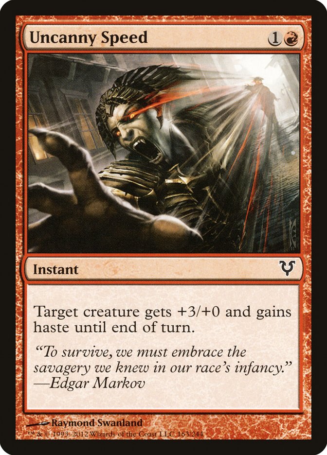 Uncanny Speed [Avacyn Restored]-1