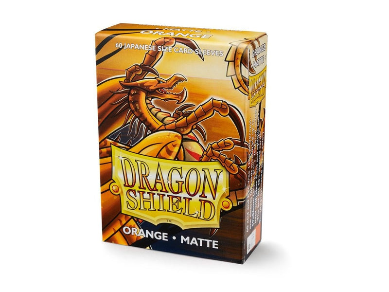 Sleeves - Dragon Shield Japanese - Box 60 - Orange Matte-1