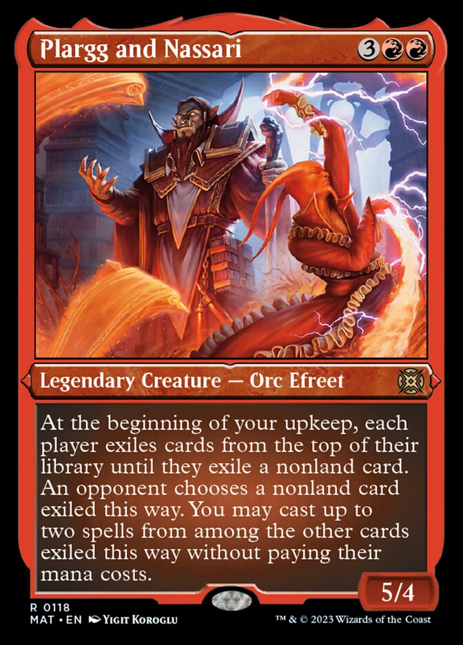 Plargg and Nassari (Foil Etched) [March of the Machine: The Aftermath]-1