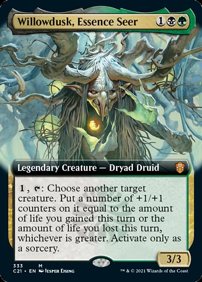 Willowdusk, Essence Seer (Extended Art) [Commander 2021]-1