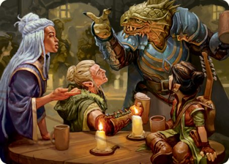 You Meet in a Tavern Art Card [Dungeons & Dragons: Adventures in the Forgotten Realms Art Series]-1