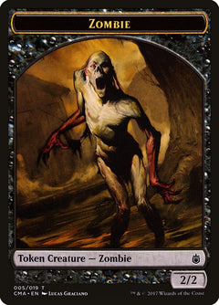 Zombie Token [Commander Anthology Tokens]-1