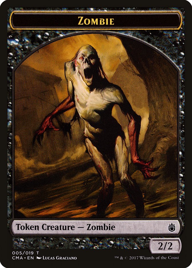 Zombie Token [Commander Anthology Tokens]-1