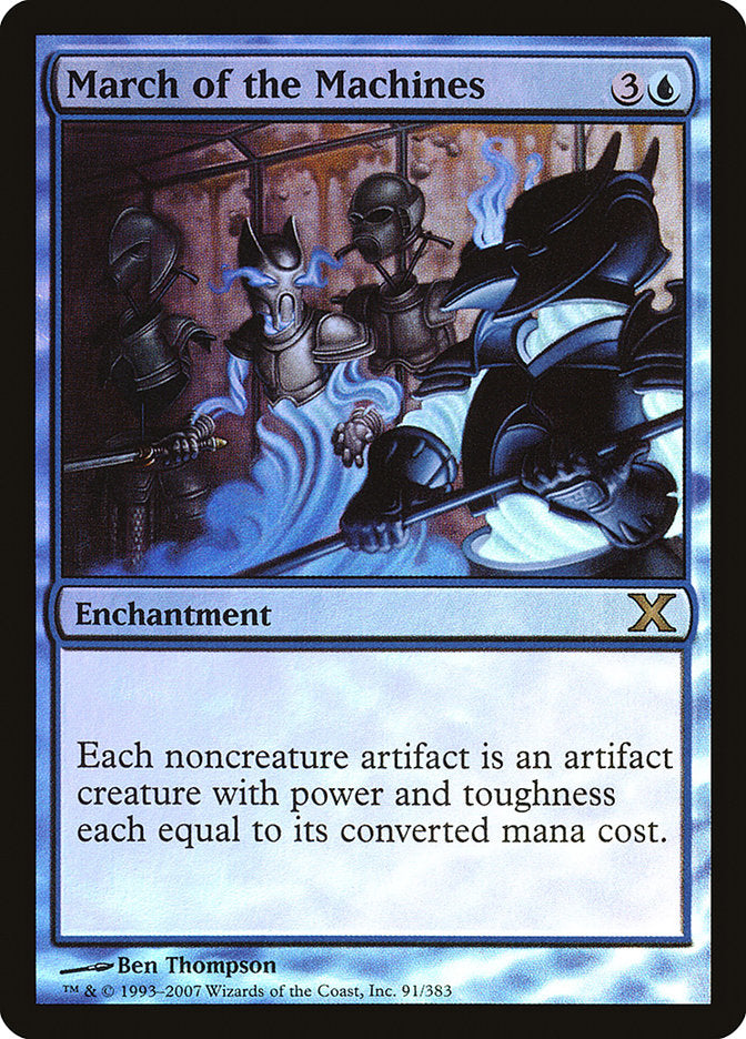 March of the Machines (Premium Foil) [Tenth Edition]-1