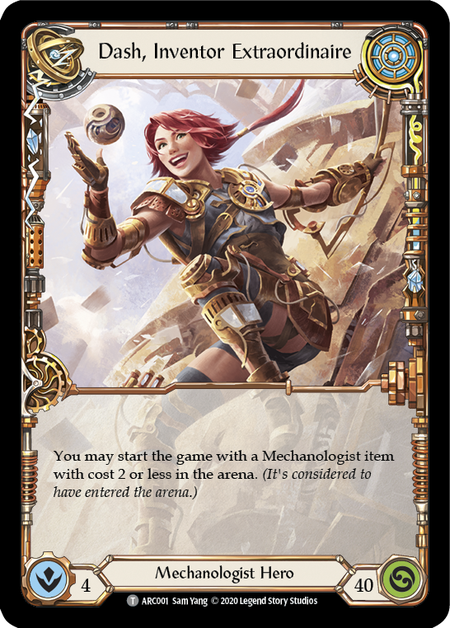 Dash, Inventor Extraordinaire // Death Dealer [U-ARC001 // U-ARC040] (Arcane Rising Unlimited)  Unlimited Normal-1