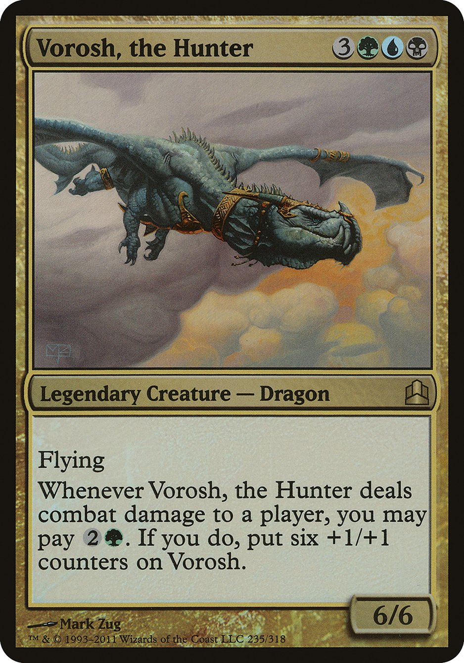Vorosh, the Hunter (Oversized) [Commander 2011 Oversized]-1