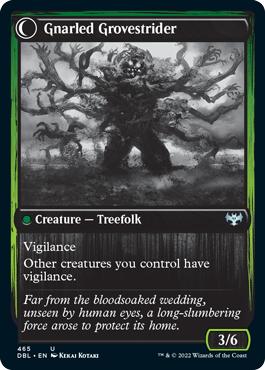 Dormant Grove // Gnarled Grovestrider [Innistrad: Double Feature]-2