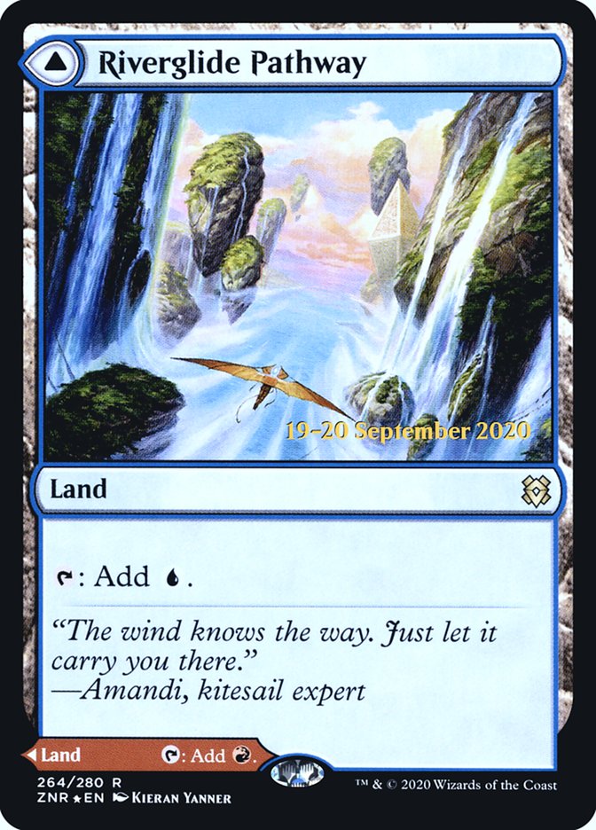 Riverglide Pathway // Lavaglide Pathway [Zendikar Rising Prerelease Promos]-1