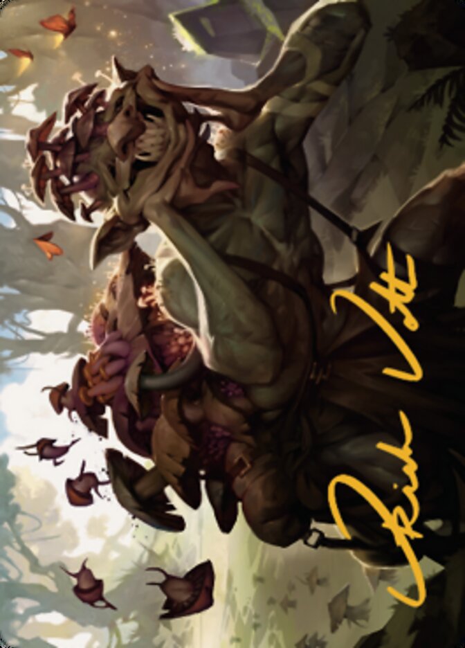 Sprouting Goblin Art Card (Gold-Stamped Signature) [Dominaria United Art Series]-1