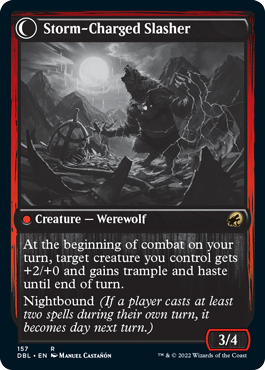 Reckless Stormseeker // Storm-Charged Slasher [Innistrad: Double Feature]-2