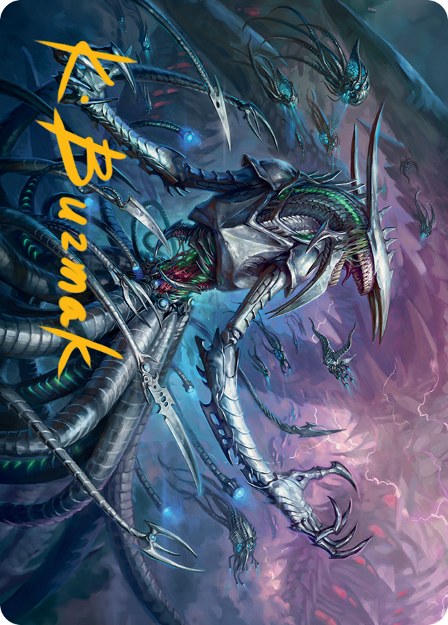 Jin-Gitaxias Art Card (Gold-Stamped Signature) [March of the Machine Art Series]-1