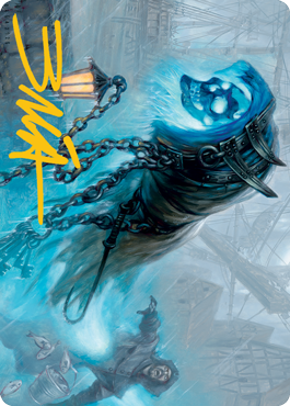 Nebelgast Intruder Art Card (Gold-Stamped Signature) [Innistrad: Midnight Hunt Art Series]-1