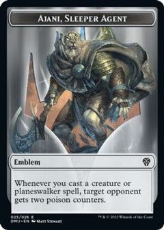 Ajani, Sleeper Agent Emblem [Dominaria United Tokens]-1