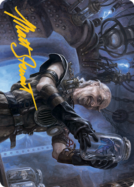 Delver of Secrets Art Card (Gold-Stamped Signature) [Innistrad: Midnight Hunt Art Series]-1