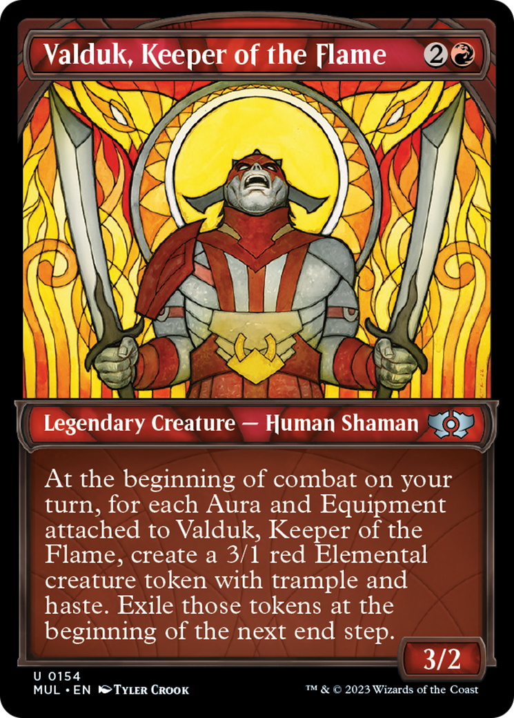 Valduk, Keeper of the Flame (Halo Foil) [Multiverse Legends]-1