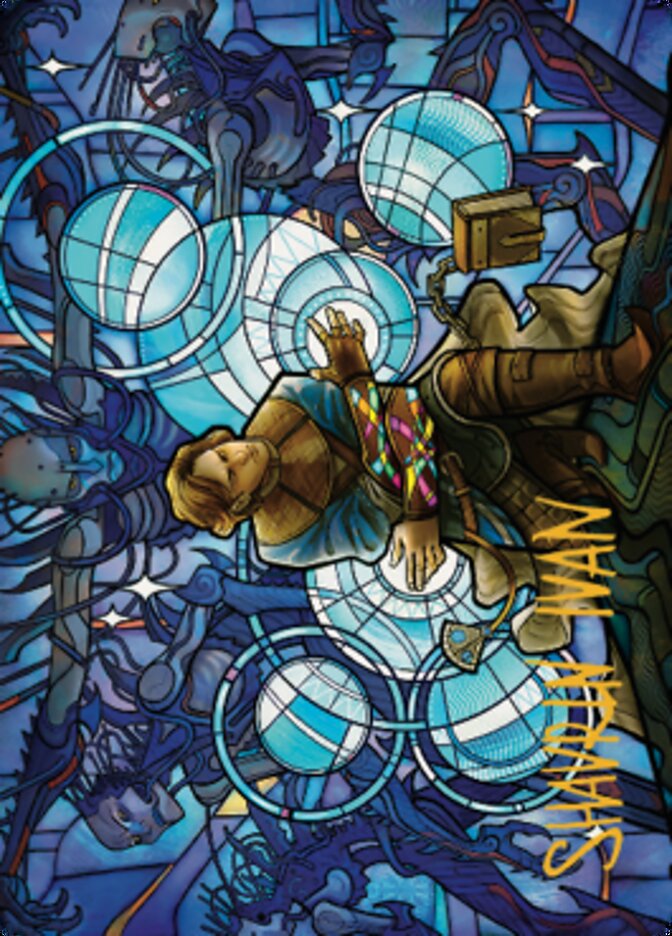 Raff, Weatherlight Stalwart Art Card (Gold-Stamped Signature) [Dominaria United Art Series]-1