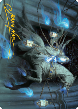 Patrician Geist Art Card (Gold-Stamped Signature) [Innistrad: Midnight Hunt Art Series]-1