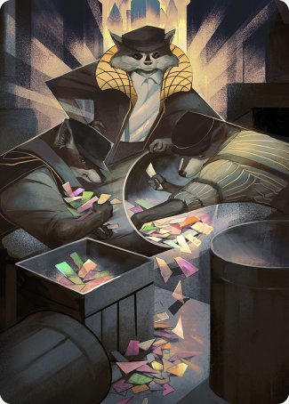 Masked Bandits Art Card [Streets of New Capenna Art Series]-1