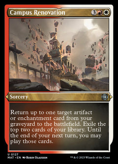 Campus Renovation (Foil Etched) [March of the Machine: The Aftermath]-1