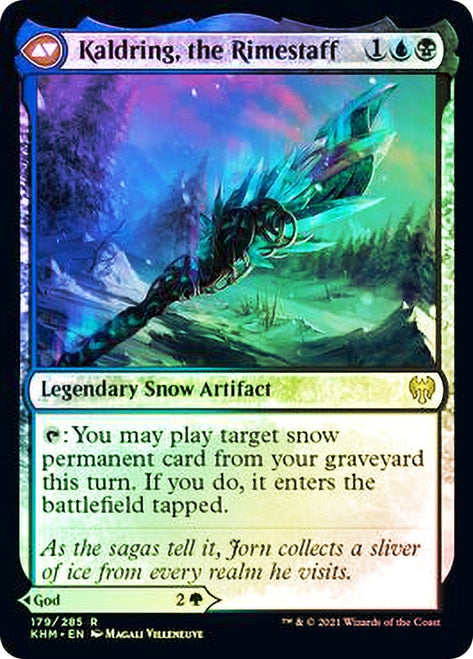 Jorn, God of Winter // Kaldring, the Rimestaff [Kaldheim Prerelease Promos]-2