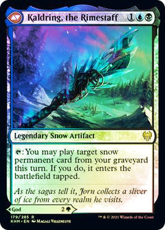 Jorn, God of Winter // Kaldring, the Rimestaff [Kaldheim Prerelease Promos]-2
