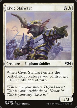 Civic Stalwart [Ravnica Allegiance]-1