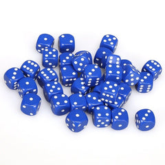 CHX 25806 Opaque 12mm d6 Blue/White Block (36)-1