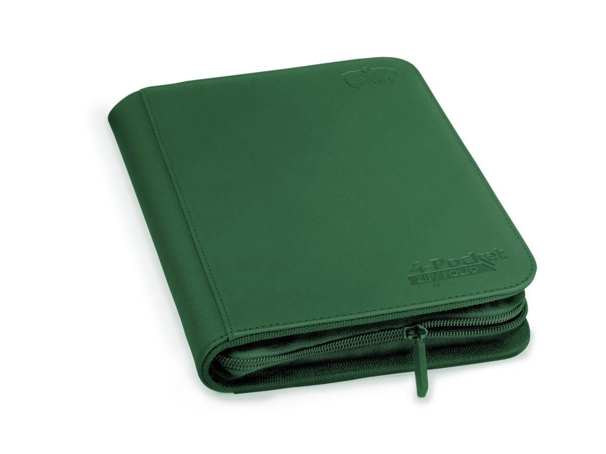 Ultimate Guard 4-Pocket ZipFolio XenoSkin Green Folder-1