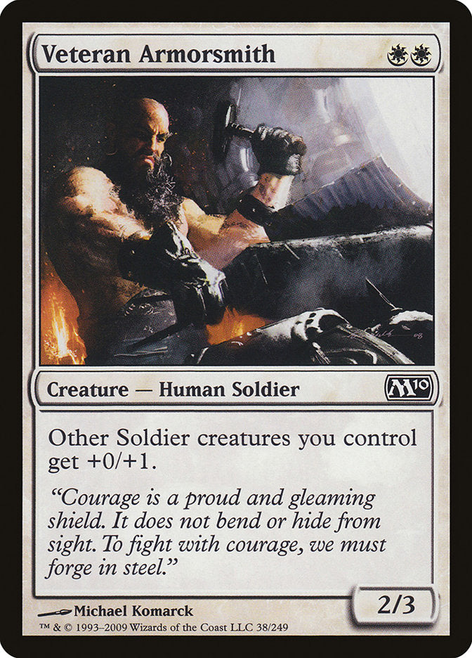 Veteran Armorsmith [Magic 2010]-1