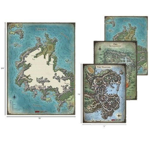 D&D Tomb of Annihilation Map Set (4)-1